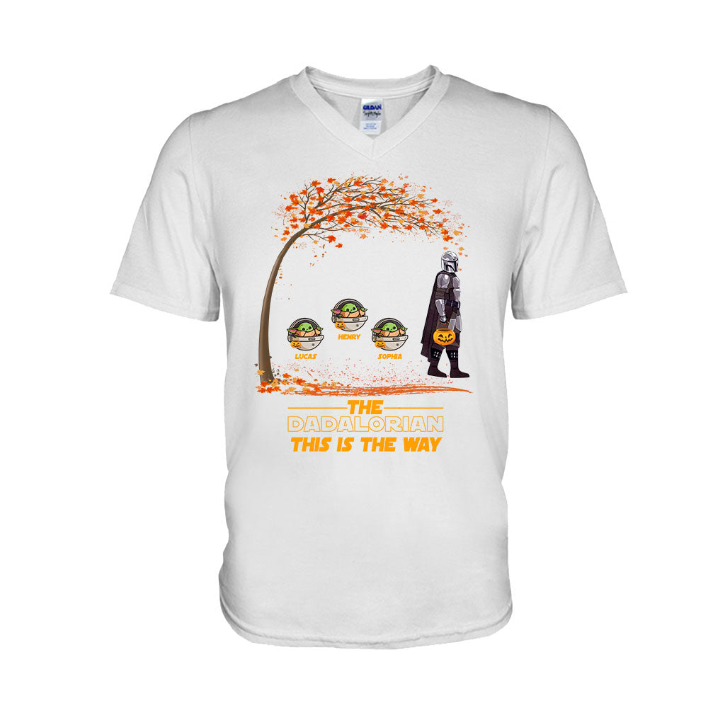 Personalized Halloween T-shirt & Hoodie The DADALORIAN Gift for Kids