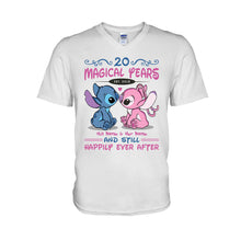 Load image into Gallery viewer, Personalized T-shirt and Hoodie Magic Years Gift for Couple
