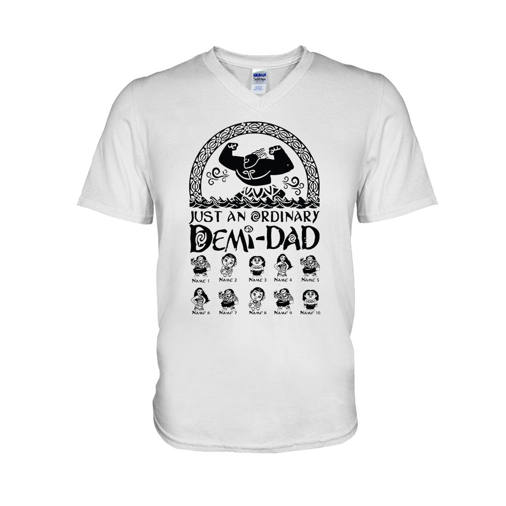 Personalized Demi-Dad T-Shirt & Hoodie Custom Name Gift for Father's Day