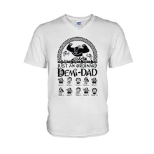 Load image into Gallery viewer, Personalized Demi-Dad T-Shirt &amp; Hoodie Custom Name Gift for Father's Day
