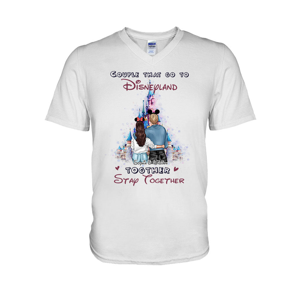 Personalized Disneyland Couple T-shirt & Hoodie Gift for Couples