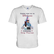 Load image into Gallery viewer, Personalized Disneyland Couple T-shirt &amp; Hoodie Gift for Couples
