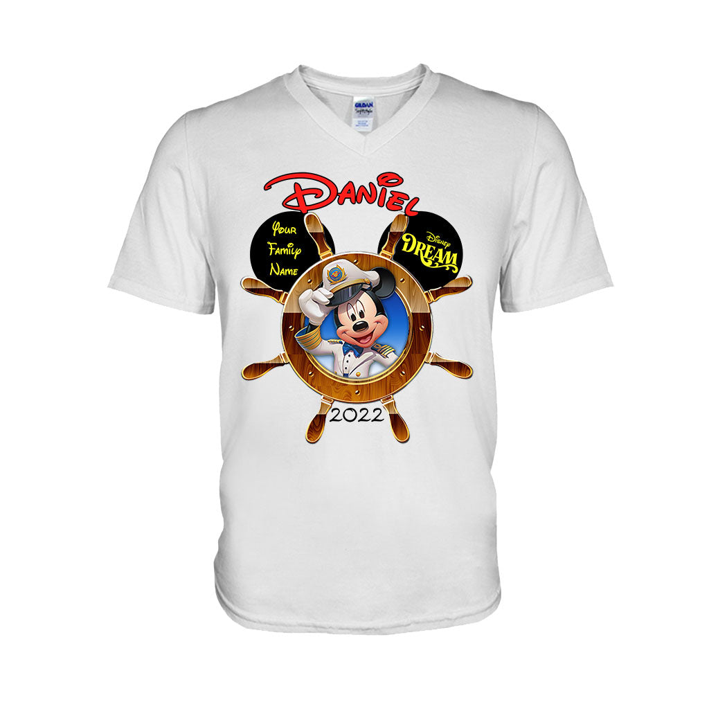 Personalized Mickey Mouse Ears Cruise T-shirt & Hoodie Gift for Family