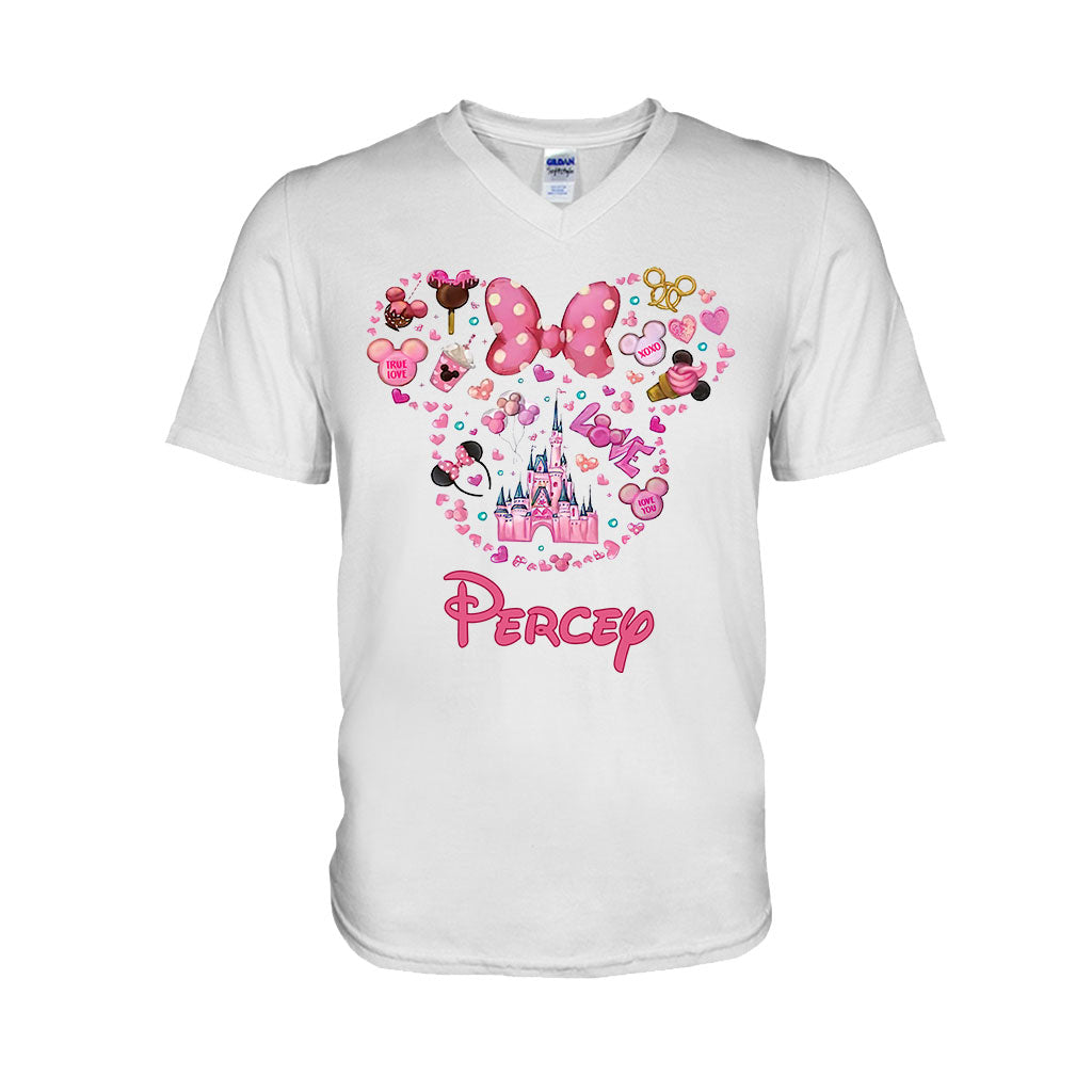 Personalized Christmas Mouse T-shirt & Hoodie Custom Name Gift