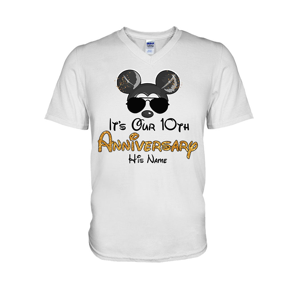 Personalized Anniversary T-shirt & Hoodie with Custom Names