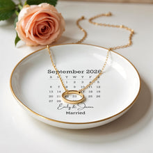 Load image into Gallery viewer, Personalized Heart Jewelry Dish Custom Name Newlywed Gift
