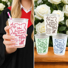 Load image into Gallery viewer, Personalized Frosted Cups Custom Beach Chair Design Bridal Party Gift
