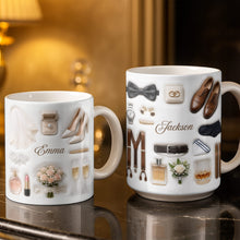 Load image into Gallery viewer, Personalized Bridal Coffee Mug Custom Name Gift for Bride
