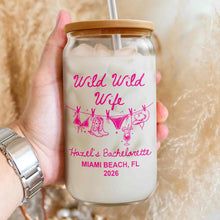 Load image into Gallery viewer, Personalized Clear Glass Can Best Wife Gift for Bachelorette Party
