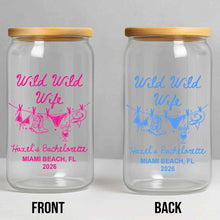 Load image into Gallery viewer, Personalized Clear Glass Can Best Wife Gift for Bachelorette Party
