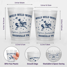 Load image into Gallery viewer, Personalized Frosted Cups Custom Name Bachelorette Party Favor

