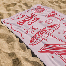 Load image into Gallery viewer, Personalized Beach Towel Custom Name Perfect for Bachelorette Party

