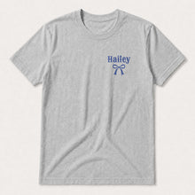 Load image into Gallery viewer, Personalized Cheetah Bachelorette T-Shirt Custom Front Back Gift
