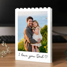 Load image into Gallery viewer, Custom Photo Building Blocks Gift for Dad | Father's Day Keepsake
