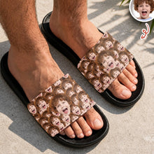 Load image into Gallery viewer, Personalized Kid Face Slide Sandals Gift for Dad or Mom
