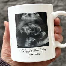 Load image into Gallery viewer, Personalized Photo Mug Custom Baby Scan Gift for Father's Day
