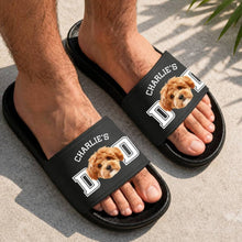 Load image into Gallery viewer, Personalized Photo Dog Cat Slide Sandals Custom Gift for Pet Lovers
