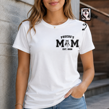 Load image into Gallery viewer, Personalized Dad Est Dog T-Shirt Custom Pet Illustration Gift
