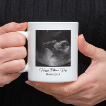 Load image into Gallery viewer, Personalized Photo Mug Custom Baby Scan Gift for Father's Day
