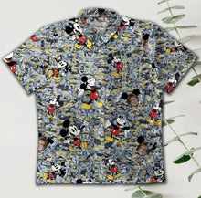 Load image into Gallery viewer, Personalized Mickey Mouse Hawaiian Shirt Custom Name Gift
