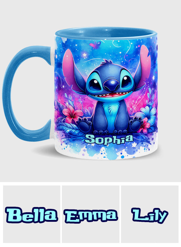 Personalized Ohana Accent Mug Custom Name Gift for Family