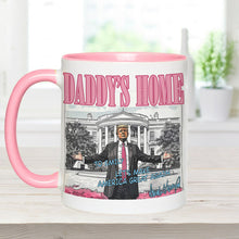 Load image into Gallery viewer, Personalized Two-Tone Accent Mug Custom Name Gift for Dad
