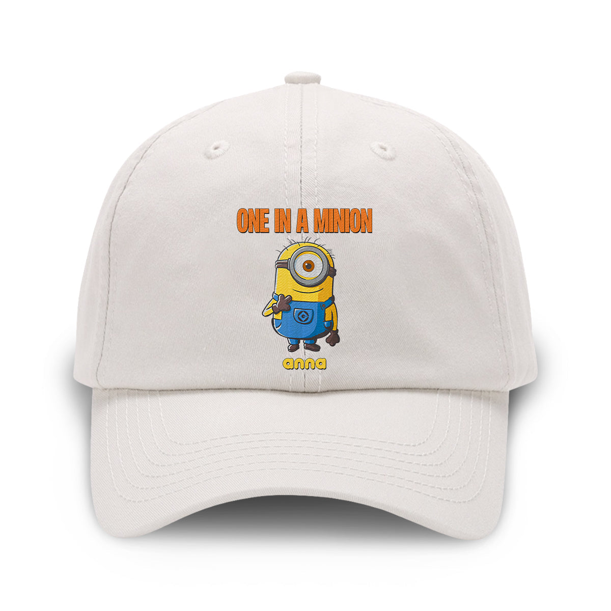 Personalized One In A Minion Embroidered Cap Gift for Kids