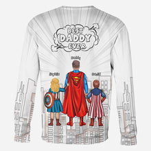 Load image into Gallery viewer, Personalized Best Dad Ever All Over Shirt Custom Family Design
