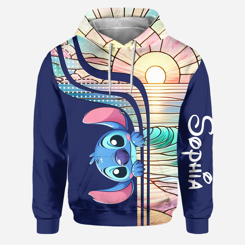 Personalized Ohana Hoodie and Leggings Custom Name Gift for Kids