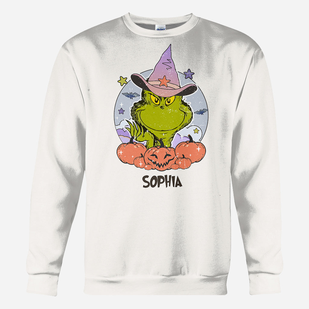 Personalized Grinch Halloween All Over Shirt Fun Costume Gift