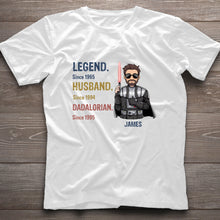 Load image into Gallery viewer, Personalized Star Wars T-shirt Hoodie Gift for Dad Legend Husband
