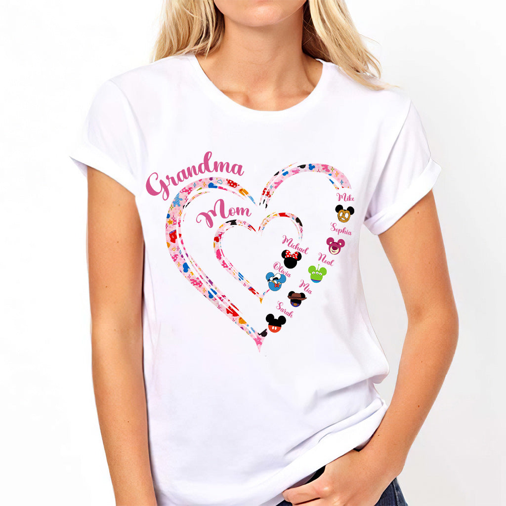 Personalized Grandma Mouse T-shirt & Hoodie Gift for Mother's Day