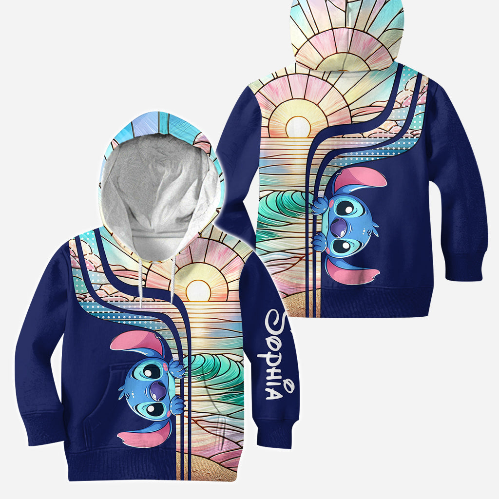 Personalized Ohana Hoodie and Leggings Custom Name Gift for Kids