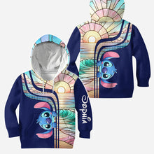 Load image into Gallery viewer, Personalized Ohana Hoodie and Leggings Custom Name Gift for Kids
