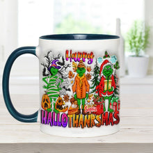 Load image into Gallery viewer, Personalized Grinch Accent Mug Custom Name Holiday Gift
