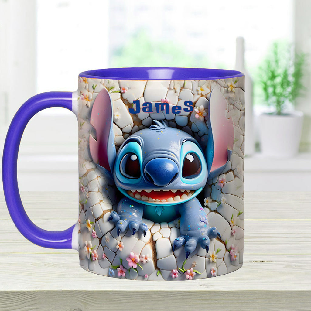 Personalized Ohana Accent Mug Custom Name Gift for Kids