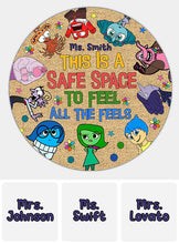 Load image into Gallery viewer, Personalized Autism Awareness Round Rug Gift for Teachers
