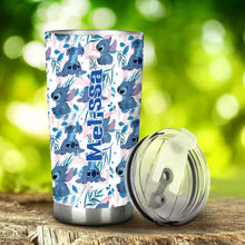 Load image into Gallery viewer, Personalized Ohana Tumbler Custom Name Summer Vibes Gift
