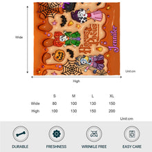 Load image into Gallery viewer, Personalized Hocus Pocus Halloween Blanket Gift for Kids
