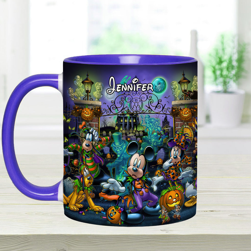 Personalized Halloween Accent Mug Custom Name Gift Idea
