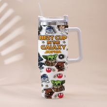 Load image into Gallery viewer, Personalized Galaxy Tumbler with Handle Gift for Kids - Custom Name
