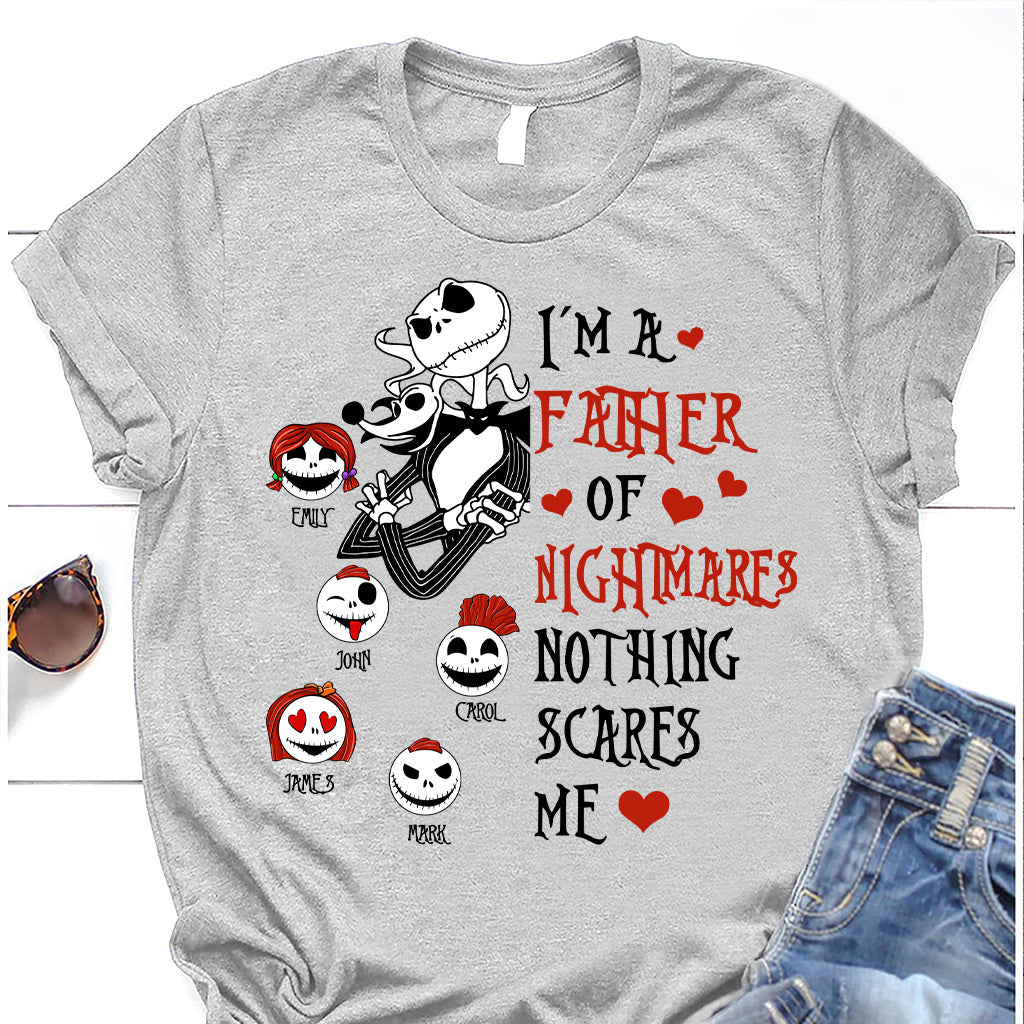 Personalized Nightmare T-shirt and Hoodie Gift for Dad | Halloween & Father's Day