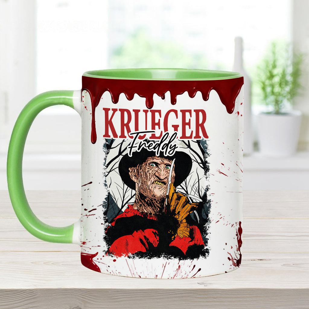 Personalized Halloween Horror Characters Accent Mug Gift