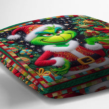 Load image into Gallery viewer, Personalized Grinchmas Throw Pillow Christmas Gift for Kids
