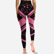 Load image into Gallery viewer, Personalized Breast Cancer Awareness Hoodie &amp; Leggings Set with Custom Design
