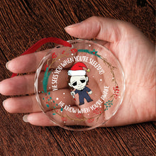 Load image into Gallery viewer, Personalized Horror Movie Characters Glass Ornament Gift for Christmas
