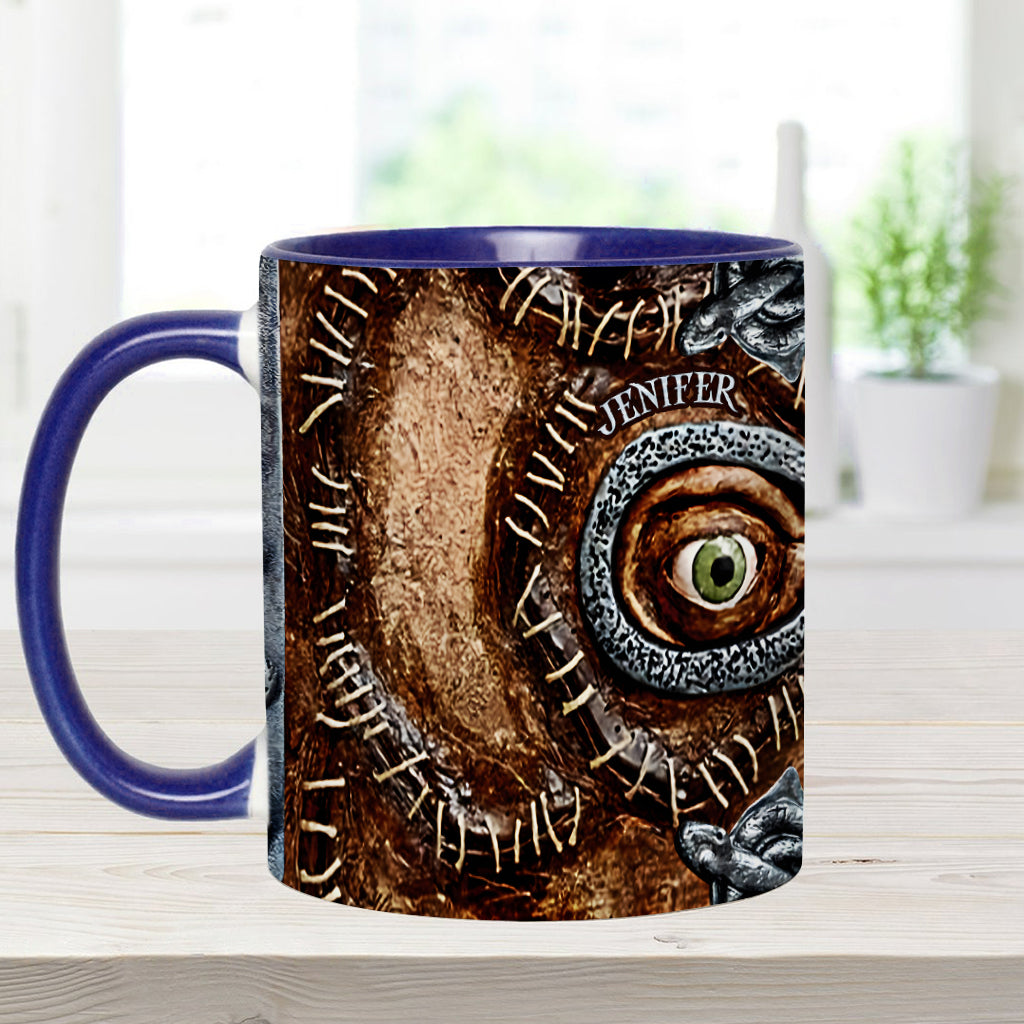 Personalized Three Witches Accent Mug Custom Name Gift for Halloween