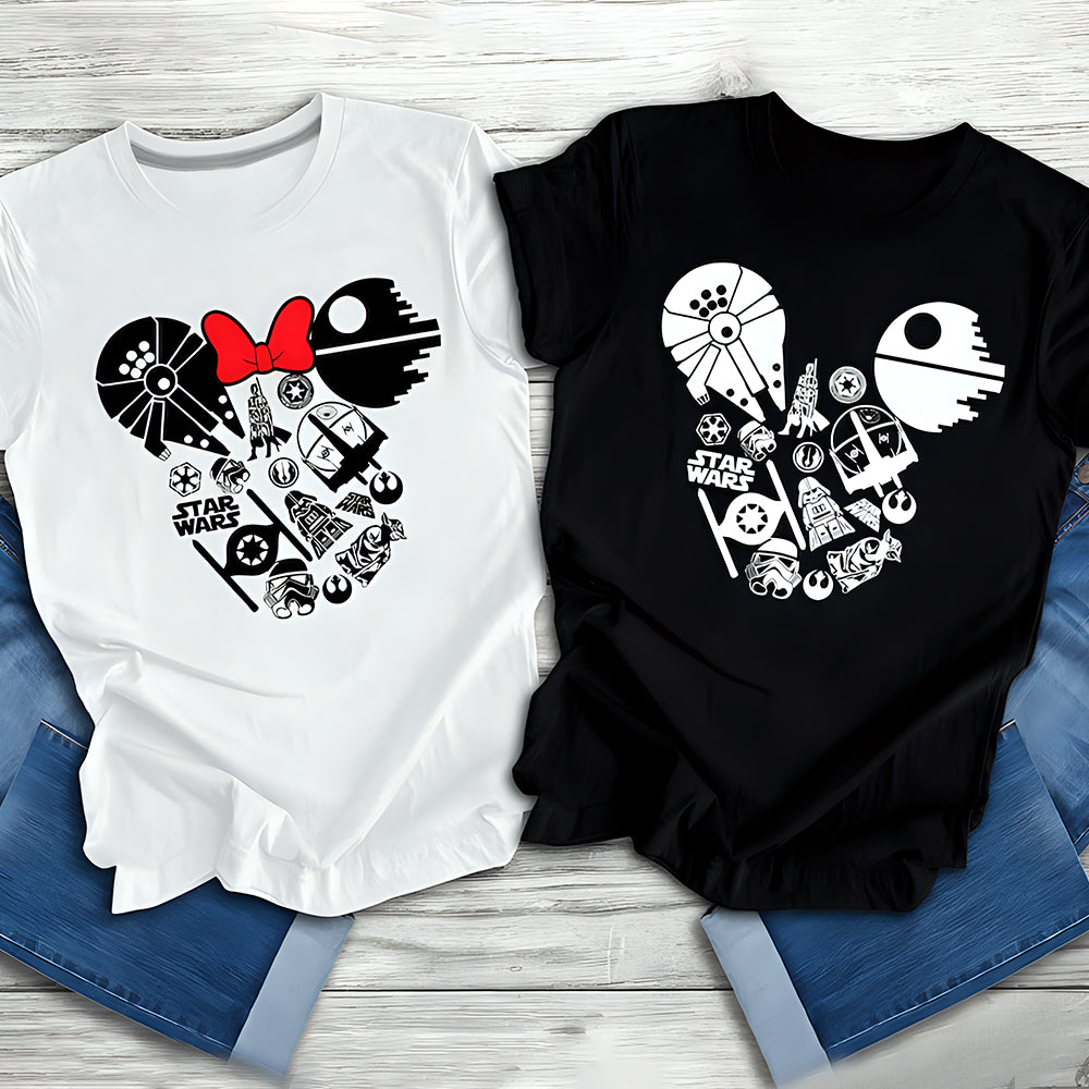Personalized Star Wars Mouse Ears T-shirt & Hoodie Gift for Fans