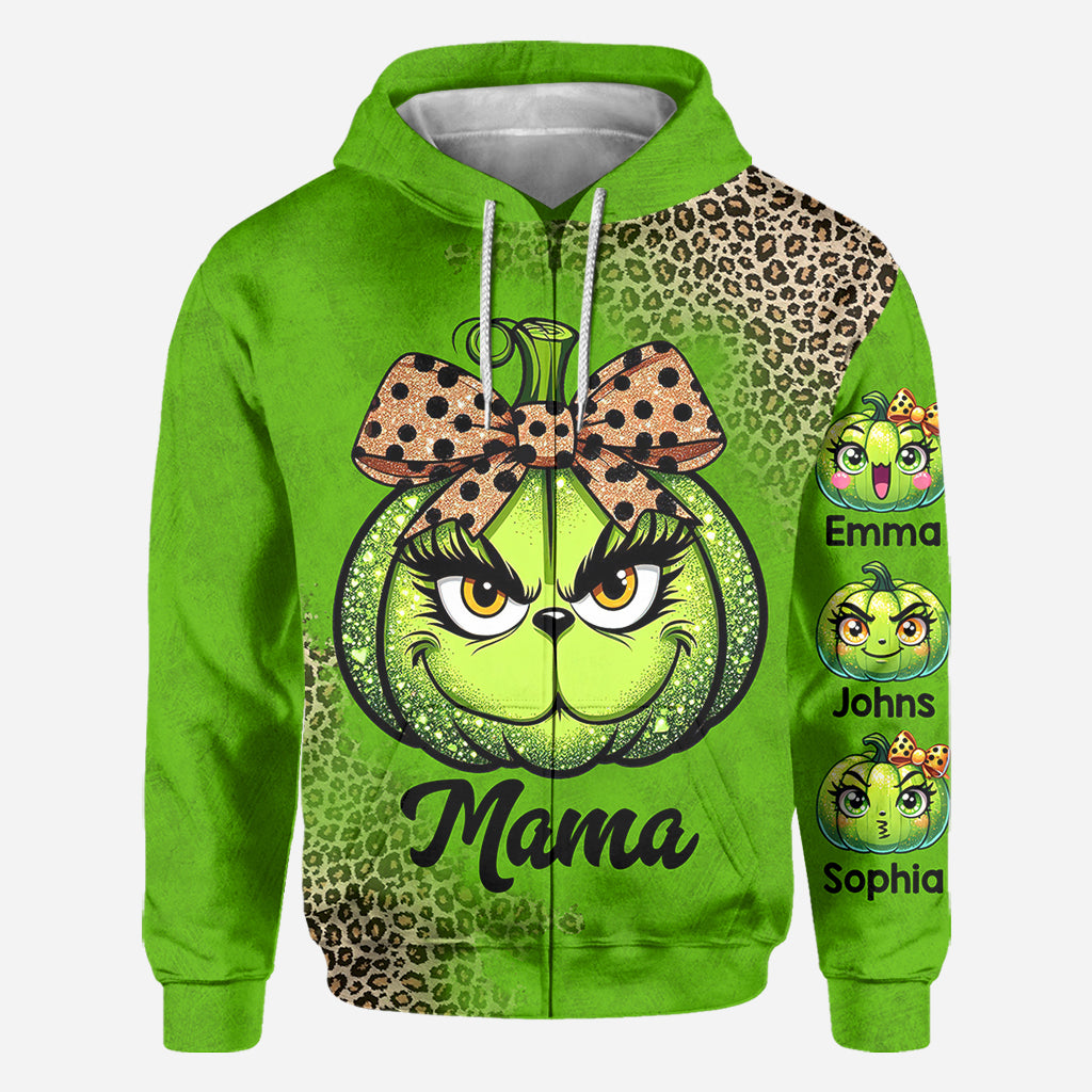 Personalized Grinchy Mama All Over Shirt Christmas Gift