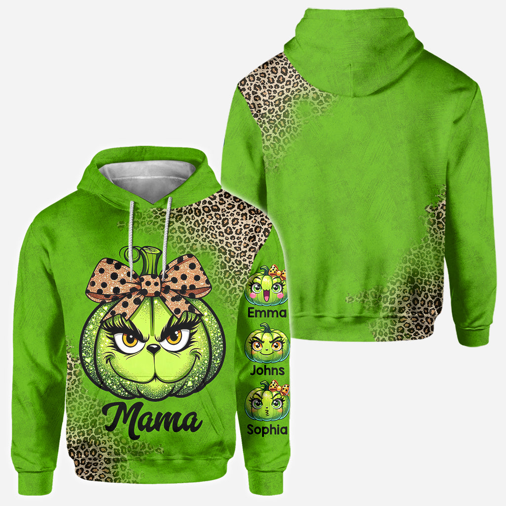 Personalized Grinchy Mama All Over Shirt Christmas Gift
